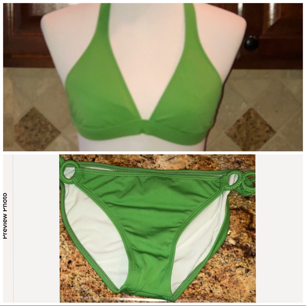 SET - Radio Fiji Cute Lime Green Bikini